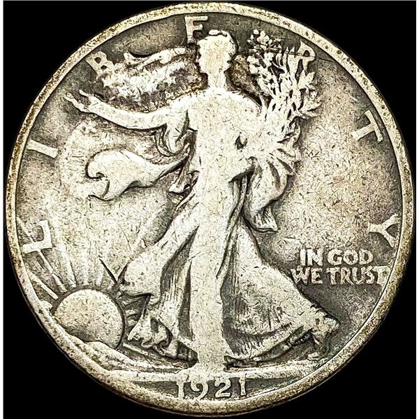 1921-D Walking Liberty Half Dollar NICELY CIRCULATED