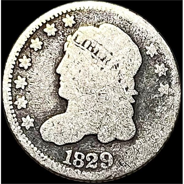 1829 Capped Bust Half Dime NICELY CIRCULATED