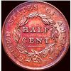 Image 2 : 1828 Classic Head Half Cent CLOSELY UNCIRCULATED