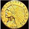 Image 1 : 1925-D Gold $2.5 Indian Head Quarter Eagle CLOSELY UNCIRCULATED