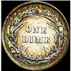 Image 2 : 1907-S Toned Silver Barber Dime CLOSELY UNCIRCULATED
