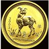 Image 2 : 2003 Gold 1/10oz Australian Lunar Goat CHOICE PROOF