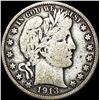 Image 1 : 1913 Silver Barber Half Dollar NICELY CIRCULATED