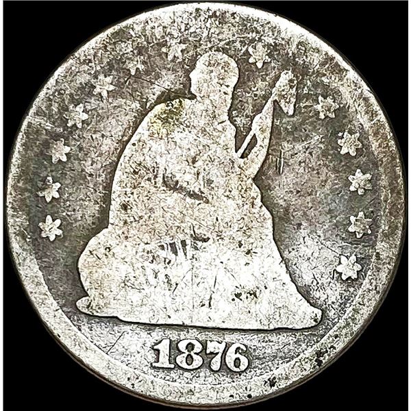 1876 Seated Liberty Quarter NICELY CIRCULATED