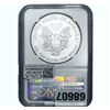 Image 2 : 2016 Silver Eagle NGC MS70 First Day of Issue