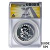 Image 1 : 1956 Franklin Half Dollar ANACS PF66 Proof