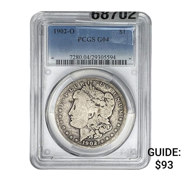 1902-O Morgan Silver Dollar PCGS G04