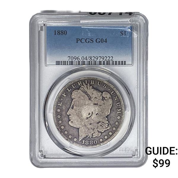 1880 Morgan Silver Dollar PCGS G04