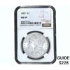 Image 1 : 1887 Morgan Silver Dollar NGC MS64