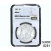Image 1 : 1887 Morgan Silver Dollar NGC MS64