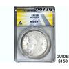 Image 1 : 1921 Morgan Silver Dollar ANACS MS64