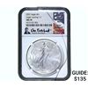 Image 1 : 2021 Silver Eagle NGC MS70 Eagle Landing T-2