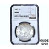 Image 1 : 1887 Morgan Silver Dollar NGC MS64
