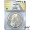 Image 1 : 1881-O Morgan Silver Dollar ANACS MS62