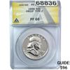 Image 1 : 1956 Franklin Half Dollar ANACS PF66 Proof TY 2