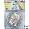 Image 1 : 1884-O Morgan Silver Dollar ANACS MS63