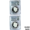Image 1 : 2023-S  Silver Morgan and SIlver Peace Dollar PCGS PR70 DCAM