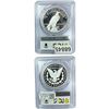 Image 2 : 2023-S  Silver Morgan and SIlver Peace Dollar PCGS PR70 DCAM