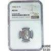 Image 1 : 1943 Wheat Cent NGC MS66