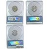 Image 2 : [3 Coins]1943 Wheat Cent ANACS MS64