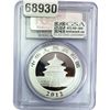 Image 2 : 2012 1 OZ Silver China Panda PCGS MS69