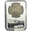 Image 2 : 1921 Morgan Silver Dollar NGC AU50