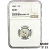 Image 1 : 1943-S Wheat Cent NGC MS66