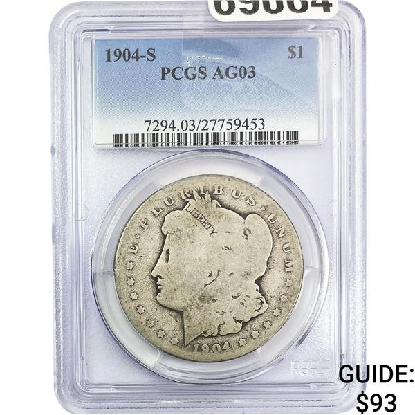 1904-S Morgan Silver Dollar PCGS AG03