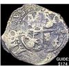 Image 1 : 1500s-1600s Spanish Colonial Silver Cob NEARLY UNCIRCULATED