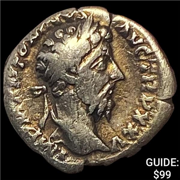 177-192 Roman Commodus Silver Denarius NEARLY UNCIRCULATED
