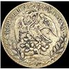 Image 2 : 1886 Mo MH Mexico Silver 8 Reales Cap & Ray NEARLY UNCIRCULATED