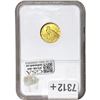 Image 2 : 1914 $2.50 Gold Quarter Eagle NGC MS61