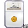 Image 1 : 1909 $2.50 Gold Quarter Eagle NGC MS61