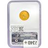 Image 2 : 1909 $2.50 Gold Quarter Eagle NGC MS61