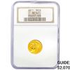Image 1 : 1911 $2.50 Gold Quarter Eagle NGC MS62
