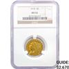 Image 1 : 1910 $5 Gold Half Eagle NGC MS62