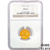 Image 1 : 1929 $2.50 Gold Quarter Eagle NGC MS63