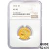 Image 1 : 1915 $5 Gold Half Eagle NGC MS62