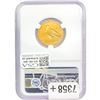 Image 2 : 1915 $5 Gold Half Eagle NGC MS62