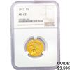 Image 1 : 1913 $5 Gold Half Eagle NGC MS62
