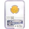 Image 2 : 1908 $5 Gold Half Eagle NGC MS62