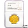 Image 1 : 1907 $10 Gold Eagle NGC MS62