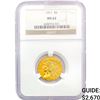 Image 1 : 1911 $5 Gold Half Eagle NGC MS62