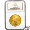 Image 1 : 1909-S $20 Gold Double Eagle NGC MS63