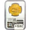 Image 2 : 1920 $20 Gold Double Eagle NGC MS63