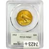 Image 2 : 1912 $10 Gold Eagle PCGS MS63