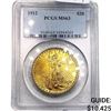 Image 1 : 1912 $20 Gold Double Eagle PCGS MS63