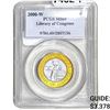 Image 1 : 2000-W Gold/Pt $10 Library of Congress PCGS MS69