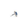 Image 2 : Platinum Diamond and Tanzanite Ring