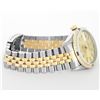 Image 3 : Rolex Mens Champagne Index Dial 18K Yellow Gold Sapphire And Diamond Bezel Datej